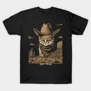 Cat Cowboy Chronicles Meow T-Shirt